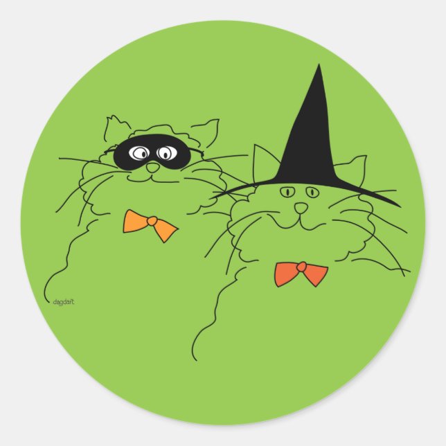 Adesivo Catty Halloween Sticker (Frente)