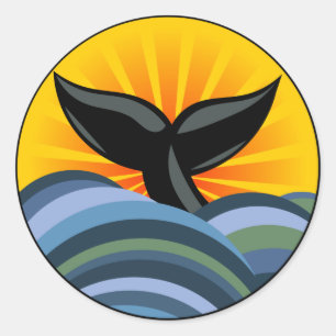 Adesivo Cauda de Baleia