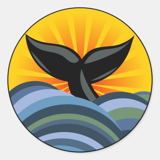 Adesivo Cauda de Baleia (Frente)