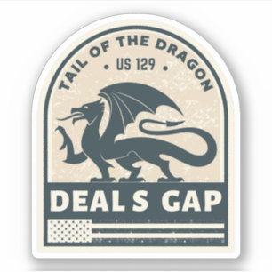Adesivo Cauda do Dragão Deals Gap viagem de moto