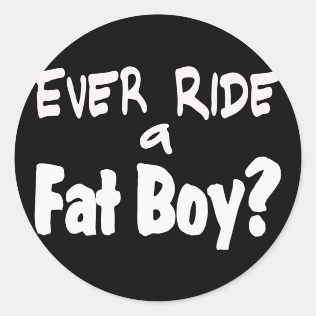 Adesivo Cavaleiro do Fat Boy (Frente)