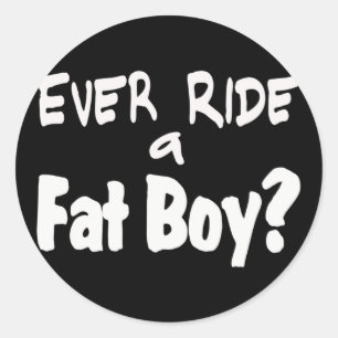 Adesivo Cavaleiro do Fat Boy
