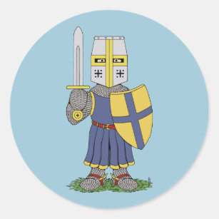 Adesivo Cavaleiro medieval bonito