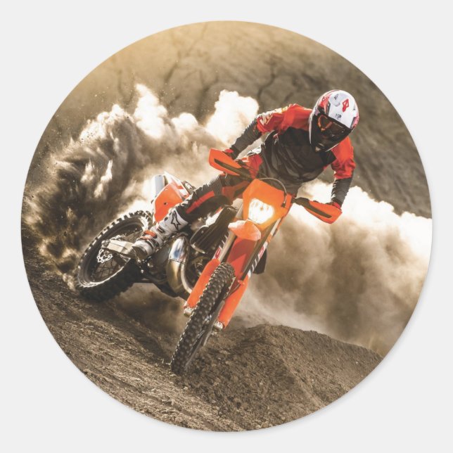 Adesivo Cavaleiro Motocross (Frente)