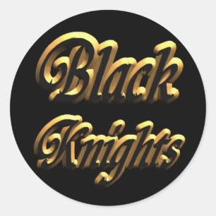 Adesivo Cavaleiro preto Sticker3-