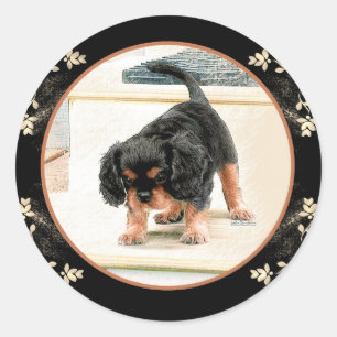 Adesivo Cavaleiro Rei Charles Spaniel