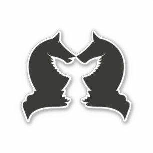 Adesivo Cavaleiros & águia da xadrez