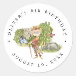 Adesivo Cavaleiros & Dragões | Aniversário Medieval Real