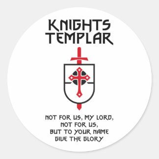 Adesivo Cavaleiros Templários MOTTO História Medieval Insi
