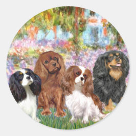 Adesivo Cavalier (4) - no Jardim de Monet