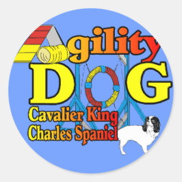 Adesivo Cavalier_King_Charles_Spaniel_Agilidade