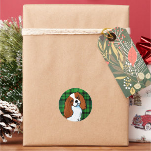 Adesivo Cavalier King Charles Spaniel Classic Round Sticke
