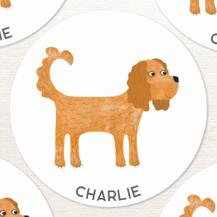 Adesivo Cavalier King Charles Spaniel Dog Personalizado