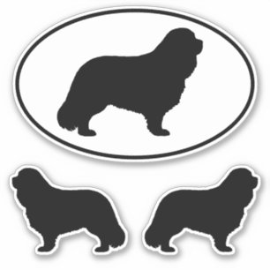 Adesivo Cavalier King Charles Spaniel Silhouettes Stickers