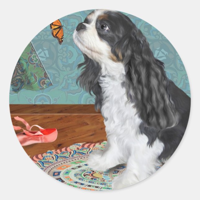 Adesivo Cavalier King Charles Spaniel Stickers (Frente)