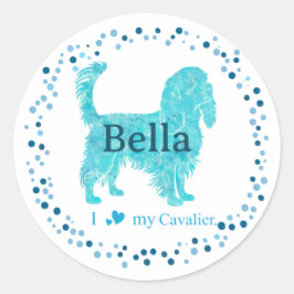 Adesivo Cavalier – Presente Personalizado Azul Pas