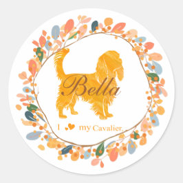 Adesivo Cavalier - Presente Personalizado Laranja