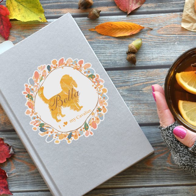 Adesivo Cavalier Sticker - Presente de Laranja Pastel Pers (Criador carregado)