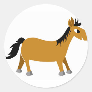 Adesivo Cavalo cómico
