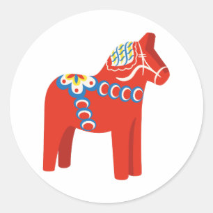 Adesivo Cavalo de Dala do sueco