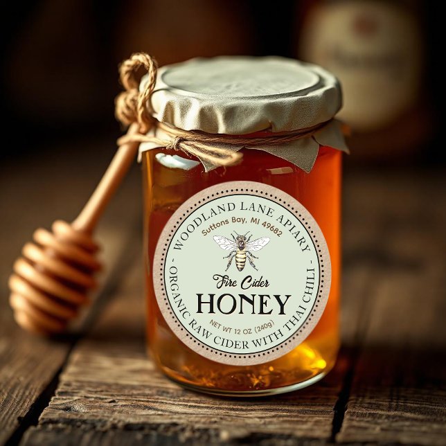 Adesivo Cavalo de Fogo Biológico Bruto Mel Tailandês Chili (Criador carregado)