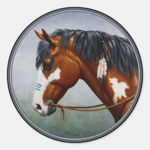 Adesivo Cavalo de Guerra Nativo da Baía de Pinto