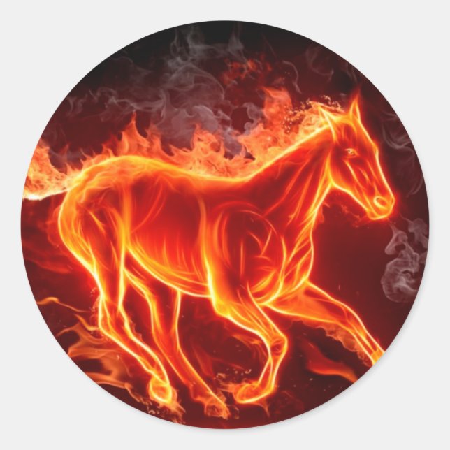 Adesivo cavalo de incêndio (Frente)