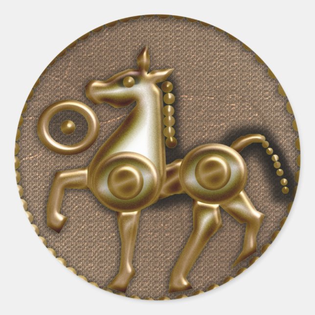 Adesivo cavalo de jersey (Frente)