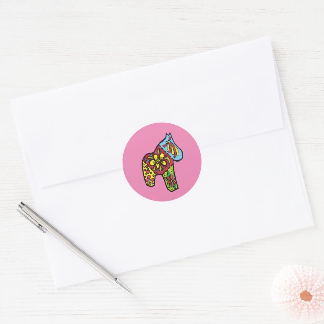 Adesivo Cavalo de Patchwork (Envelope)