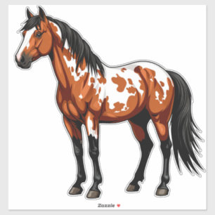 Adesivo Cavalo de Pintura Ousada