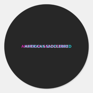 Adesivo Cavalo de Raça Revestido de Saddlepura Americano
