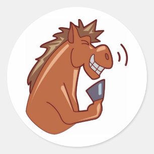 Adesivo Cavalo de riso