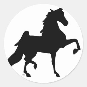 Adesivo Cavalo de Saddlebred do americano