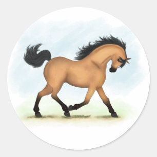 Adesivo Cavalo de Trote Cavalo Equestre
