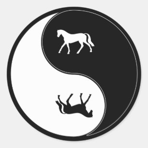 Adesivo Cavalo de Yin Yang