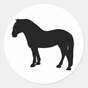 Adesivo cavalo do fiorde