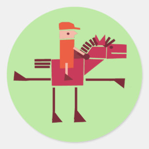 Adesivo Cavalo e cavaleiro