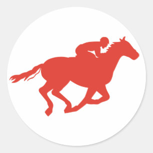 Adesivo Cavalo e Jóquei