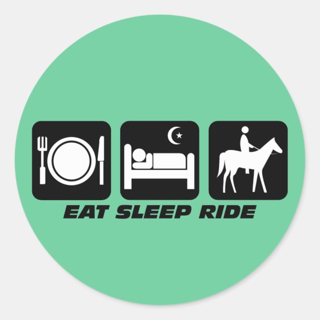 Adesivo Cavalo engraçado (Frente)