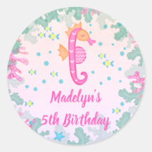 Cavalo-marinho Sob O Aniversário Do Mar