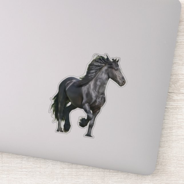 Adesivo Cavalo preto (Detalhe)