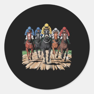 Adesivo Cavalo Racing Jockey Der