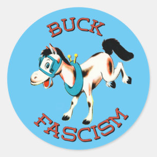 Adesivo Cavalo Retro Fofo - Fascismo do Buck