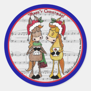 Adesivo Cavalos Carineiros - 'Mare'y Christmas