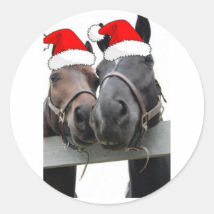 Adesivo Cavalos de Natal