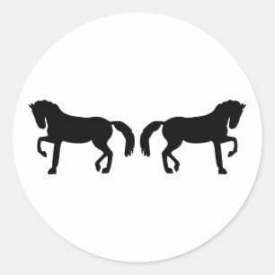 Adesivo Cavalos do adestramento