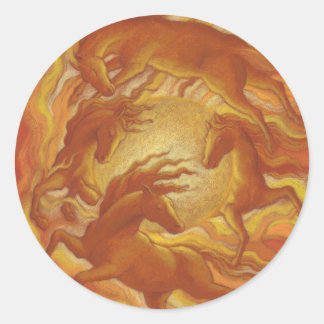 Adesivo Cavalos do Sol