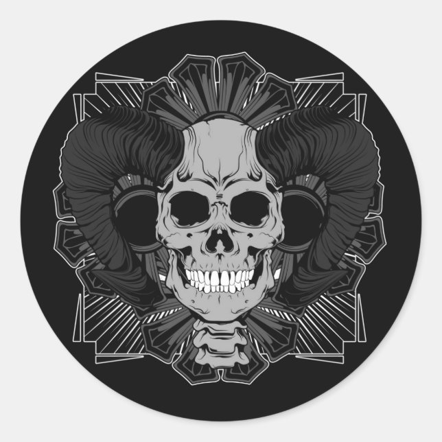 Adesivo Caveira (Frente)