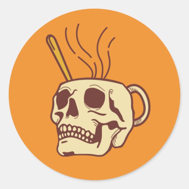 Adesivo Caveira de Motociclista (Frente)