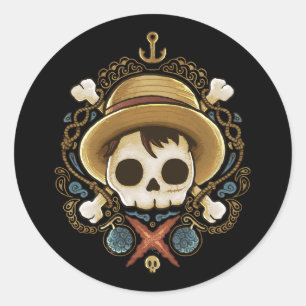 Adesivo Caveira de Pirata